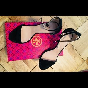 Tory Burch Open Toe Ankle Strap Evening Sandals